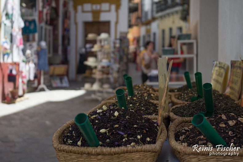 Spices in the streets of Seville