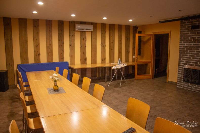 a dinning / banquet / wedding hall at guest house Kuncīši