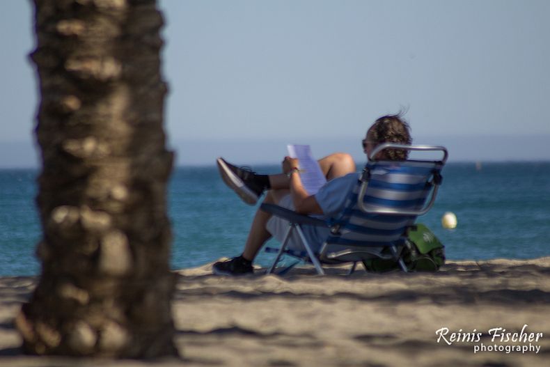 Lazy day in beach