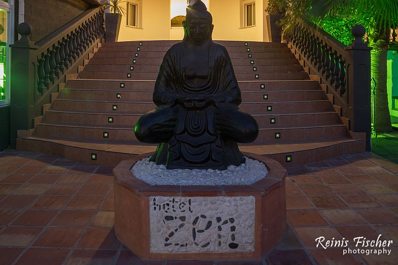 Statue of Buddha at Hotel Zen