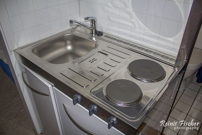 Kitchenette at Anker hostel