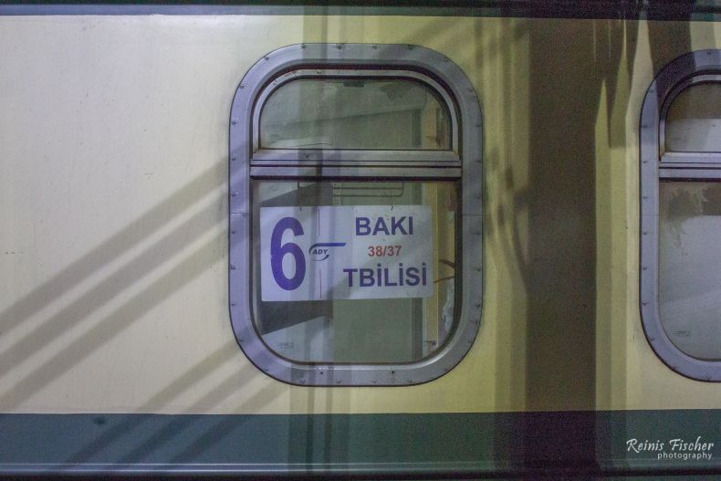 Baku - Tbilisi train
