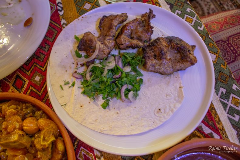 Kebab at restaurant dolma