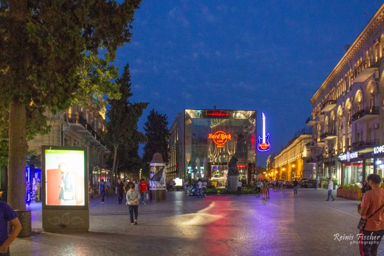 Hard rock cafe in Baku