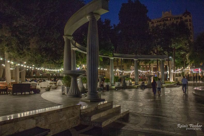 Fountain square in Baku