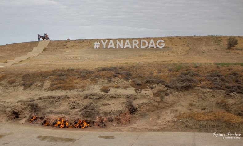 Yanar Dag in Azerbaijan