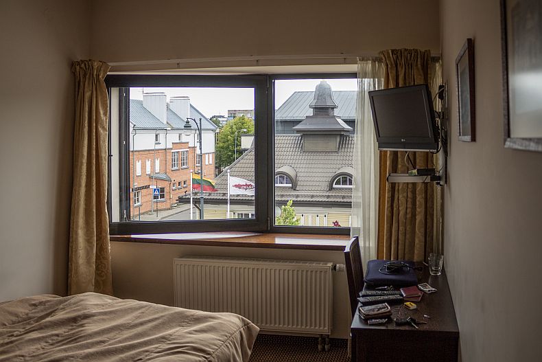 Our room at guesthouse Sinchronas