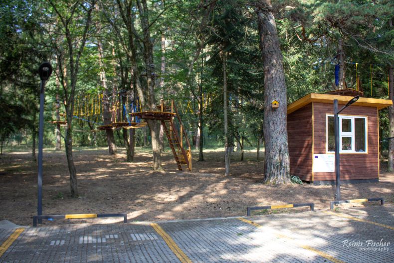 Forest adventure park at Algeti Vistors center