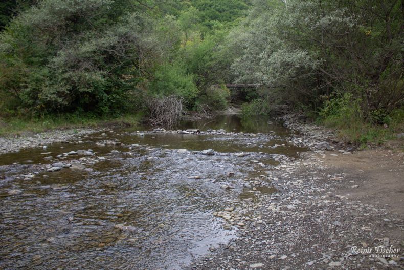 Algeti river next to the Buratino lake