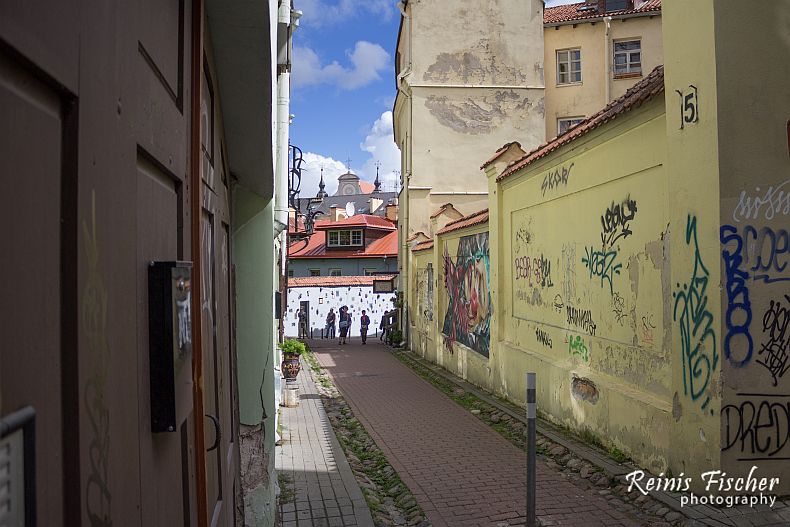 Literatu gatve in Vilnius