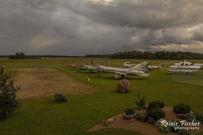 Old Soviet war planes