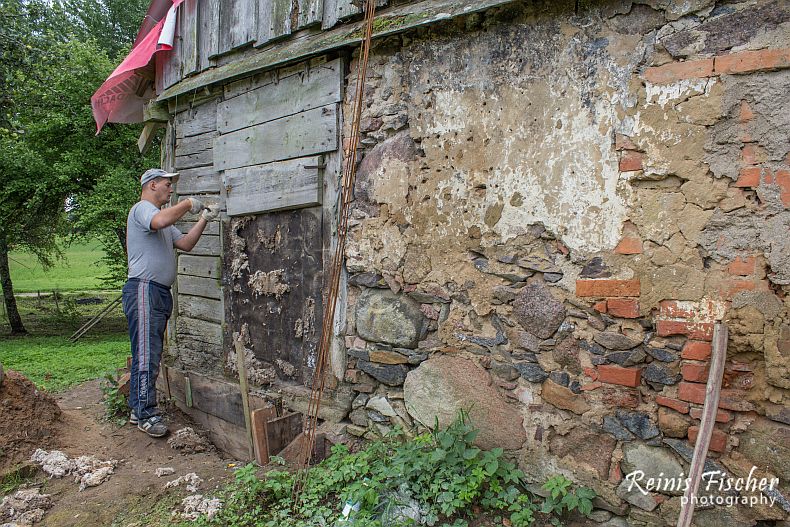 Removing first decks from the wall