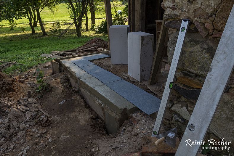 Ruberoid coating for hydro isolation 