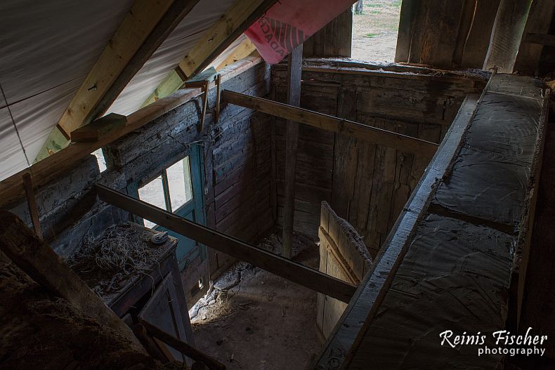 Stone wall concreted
