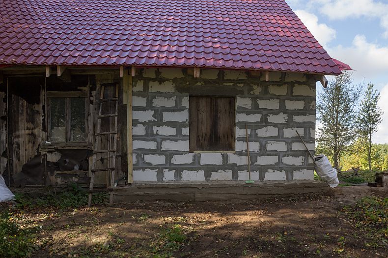 Window installed and secured from inside