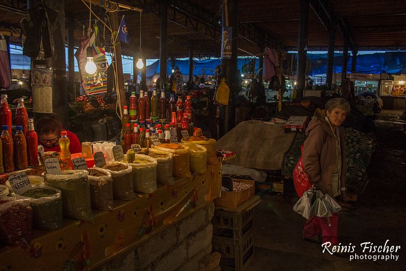 At Telavi market