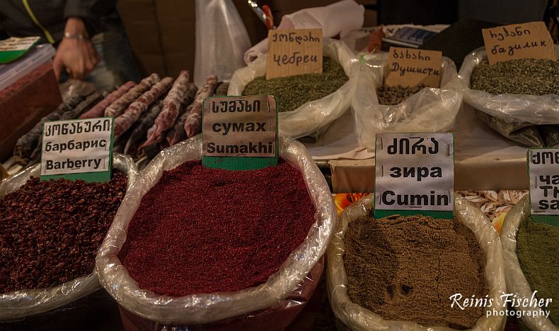 Georgian traditional spices