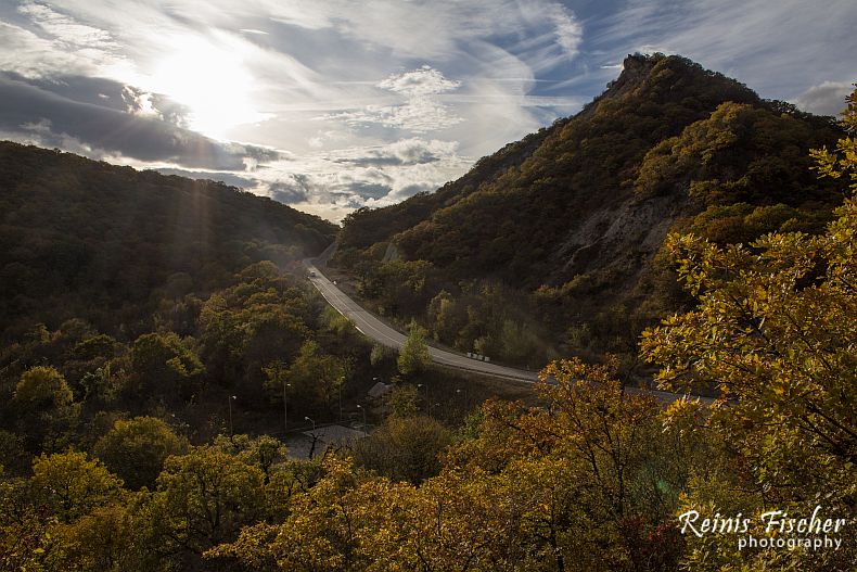 Beautiful sunset from Ujarma fortress
