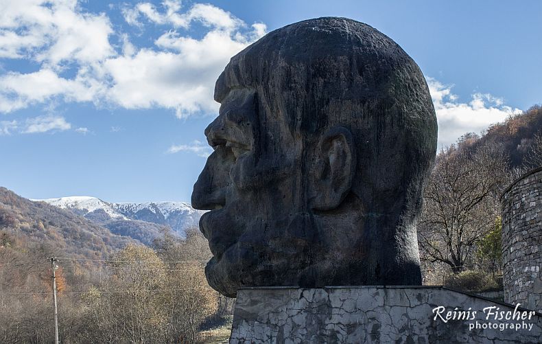 The Big Head - Sculpture of Vazha Pshavela