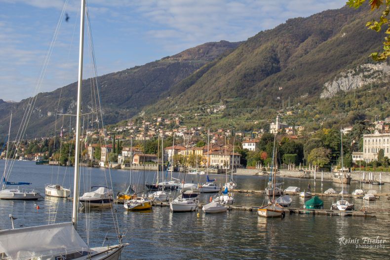 Boas and Yachts on Lugano lake