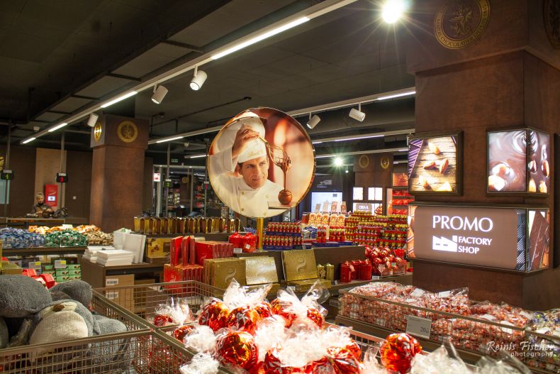 Lindt factory shop in Induno Oluno