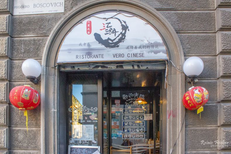Restaurant 'Vero Cinese' Milan (via Boscovich)