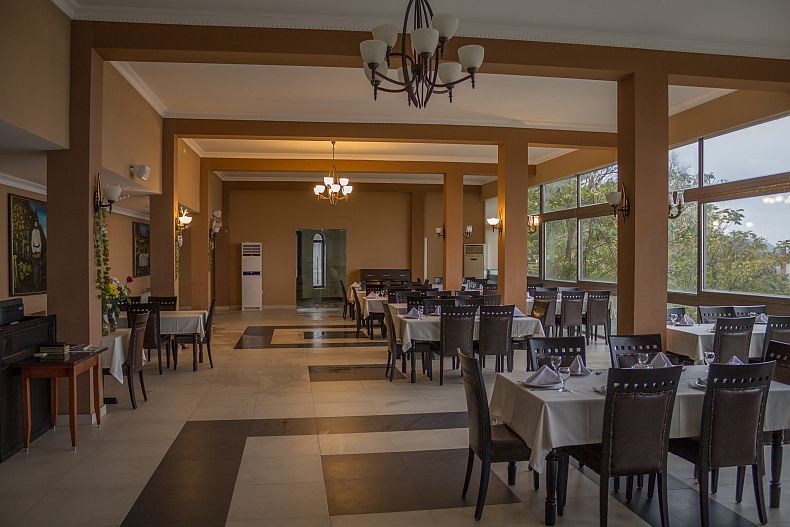 Restaurant at Sputnik hotel