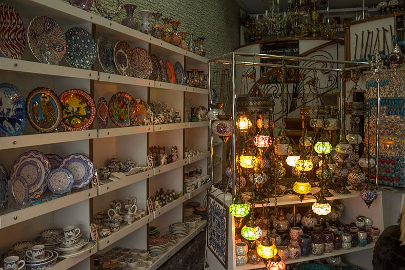 Georgian souvenir shop in Georgia