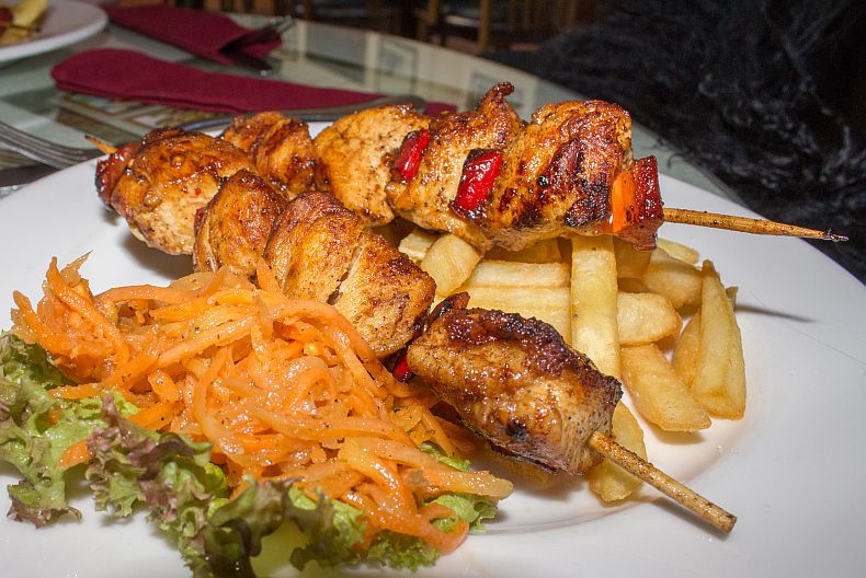 Mcvadi with French fries