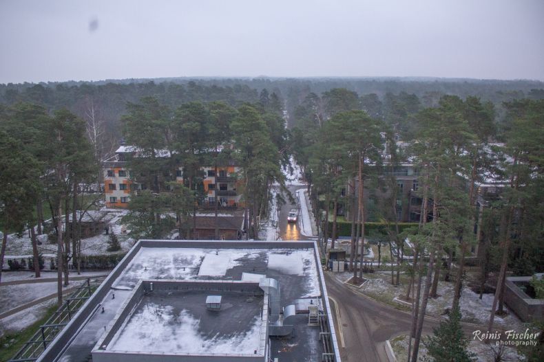 View from the balcony