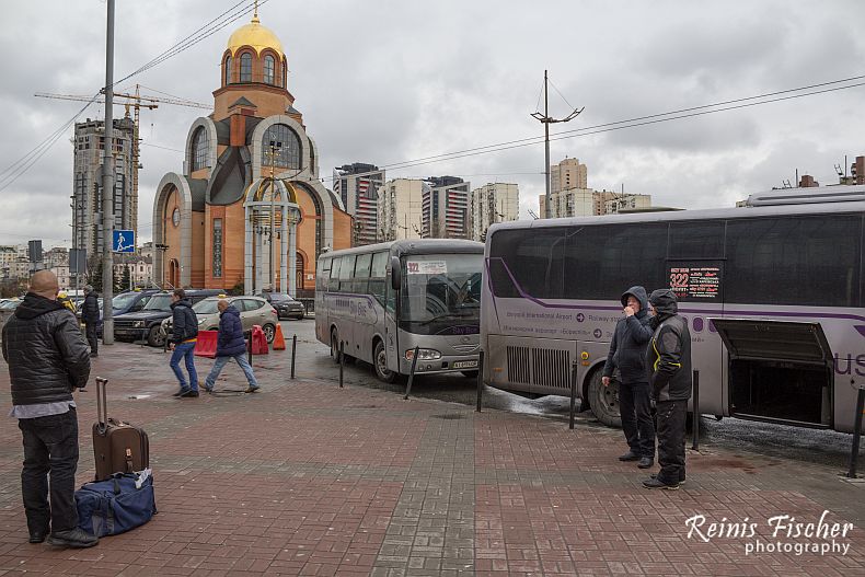 Buses serving Borispol airport