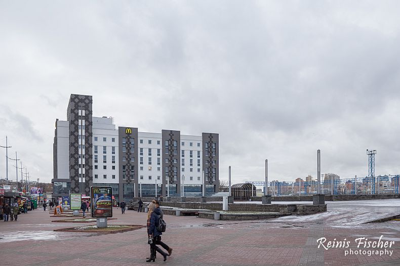 McDonald's building near railway station
