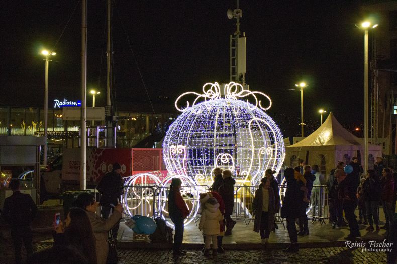 Christmas decorations in Tbilisi