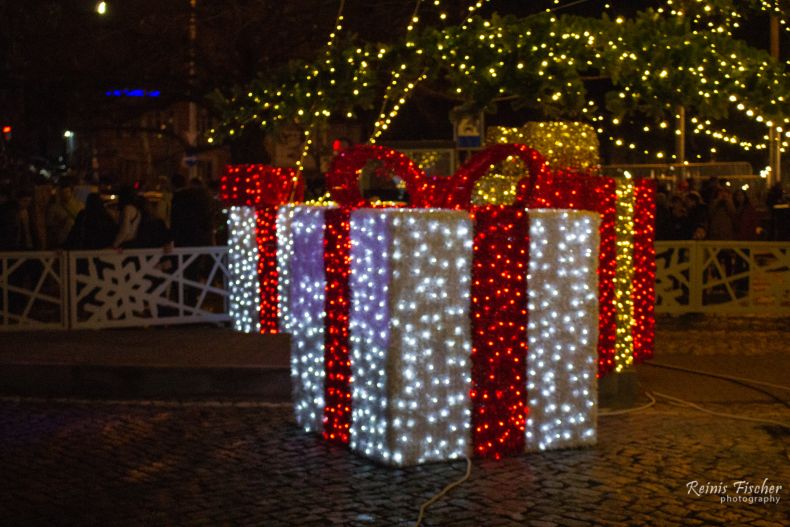 Christmas decorations in Tbilisi
