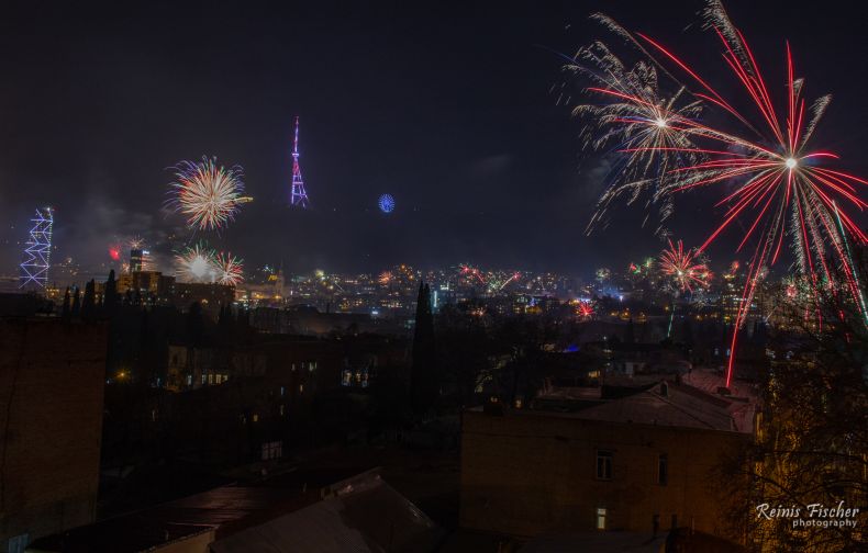 Fireworks from Tbilisi 2020