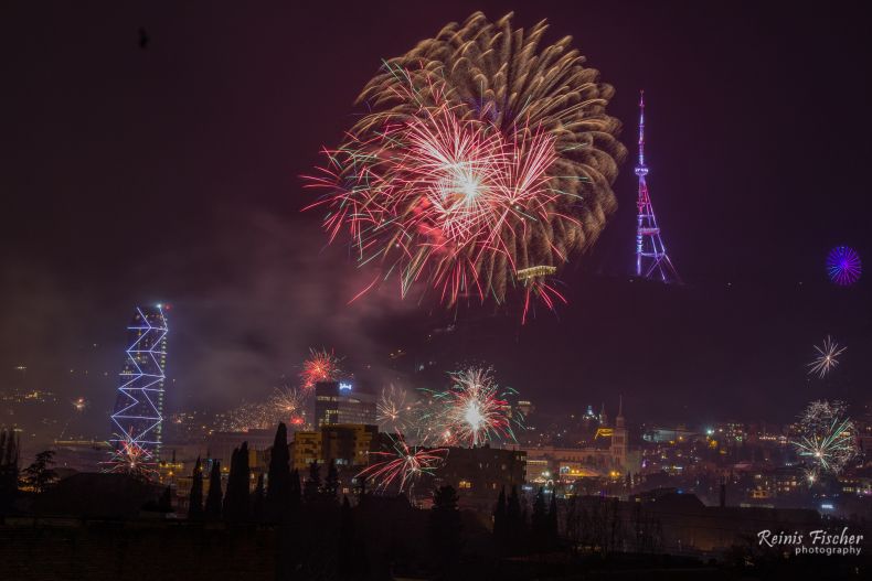 Tbilisi fireworks 2020