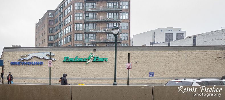 Greyhound bus station in Philadelphia