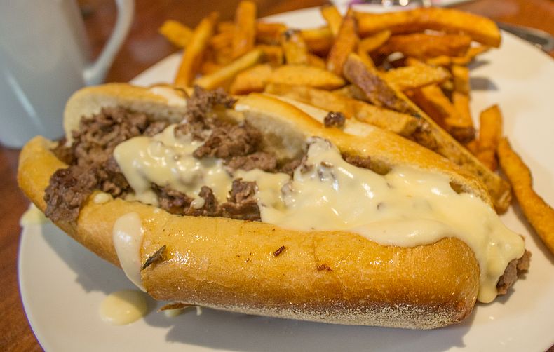 The World famous Philly Cheese steak