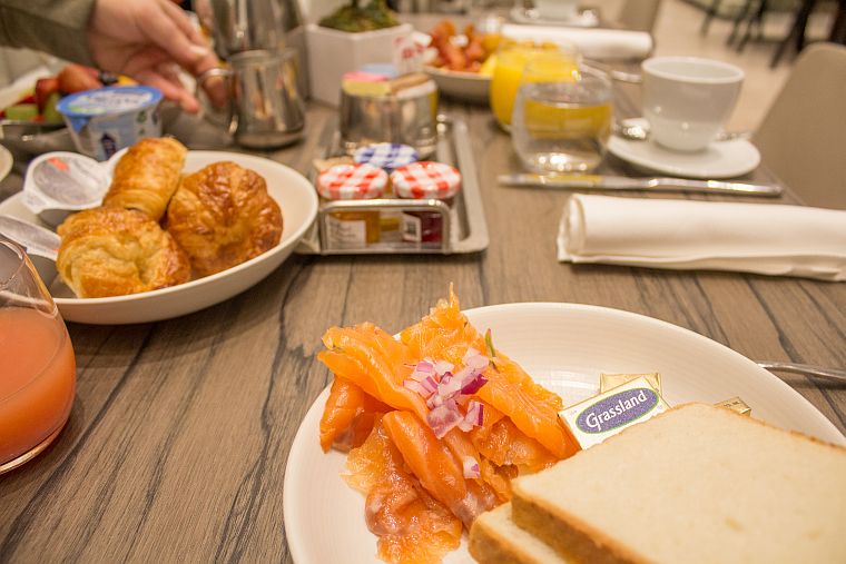 Rich and tasty breakfast 