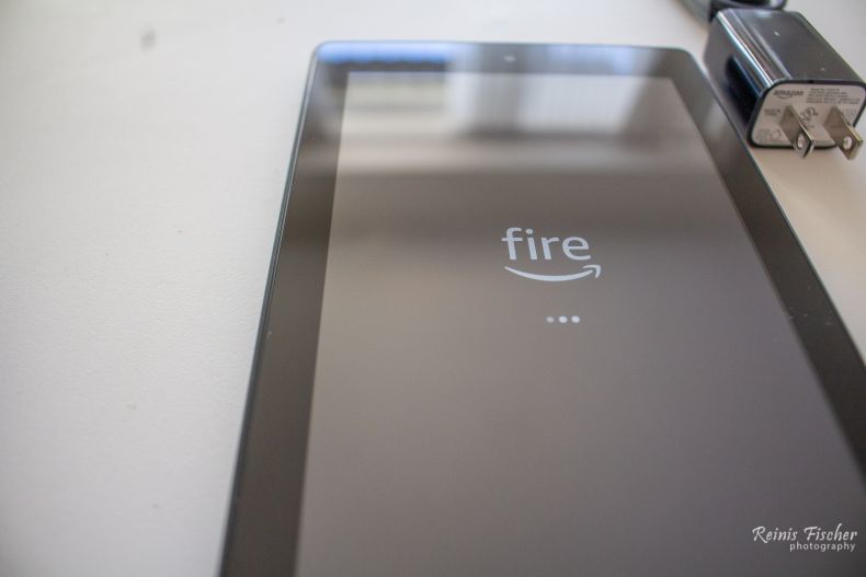 Booting up Fire 7 tablet