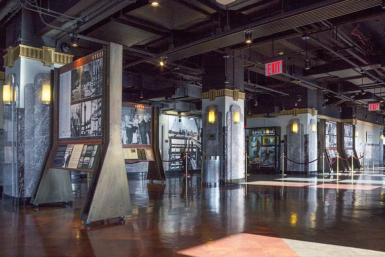 Photo exhibit at Empire State building