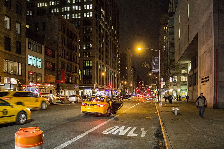 New York city in Night