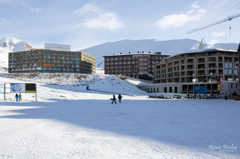 Active real estate development in New Gudauri