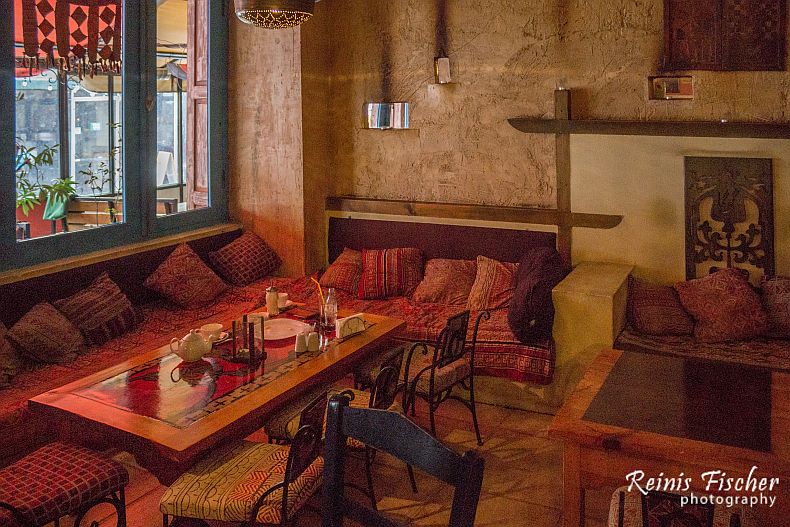 Interior at Kala restaurant in Tbilisi