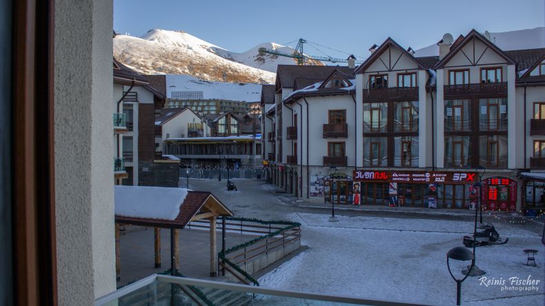 View from the balcony