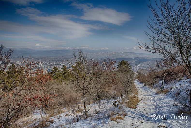 Hiking trails in Tbilisi in Winter