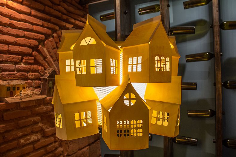 Chandlers with paper house shades