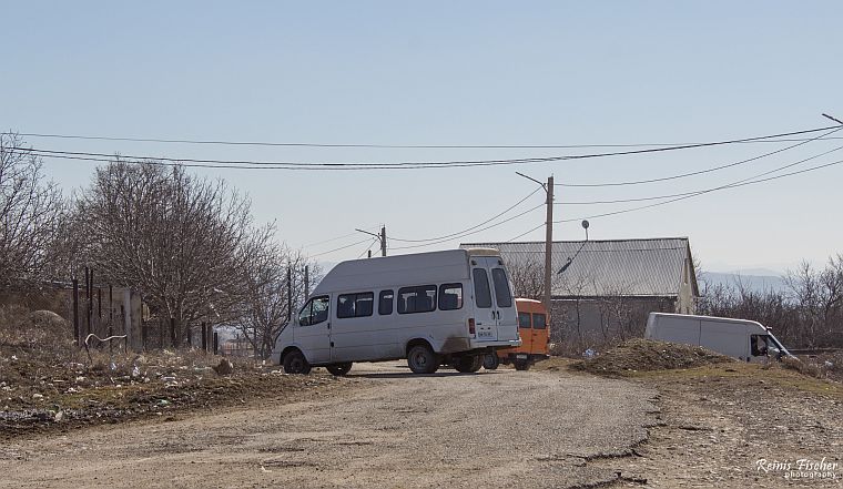 Marshrutka final stop at Norio village in Georgia