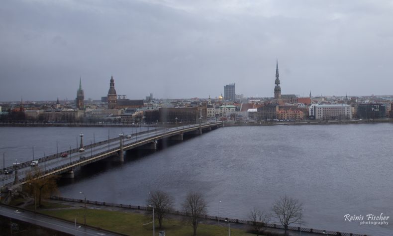 view towards Old Riga