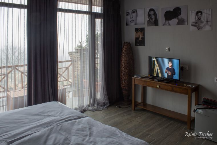 Stylish room at hotel Chateau Mere